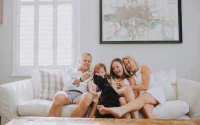 Wimbledon Family Photographer // At Home Lifestyle Session // Nick, Polly + family