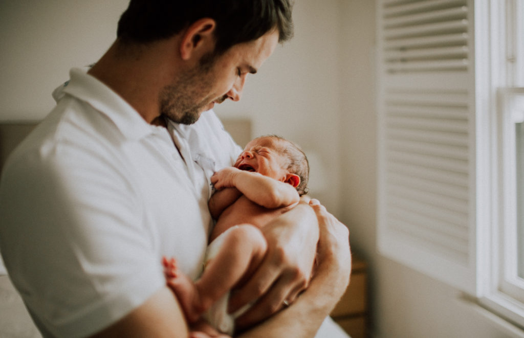 Guildford Newborn Photographer // Arrived at Last // Philippa, Ben and their baby
